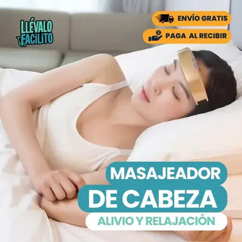 Masajeador cabeza para migraña, insomnio